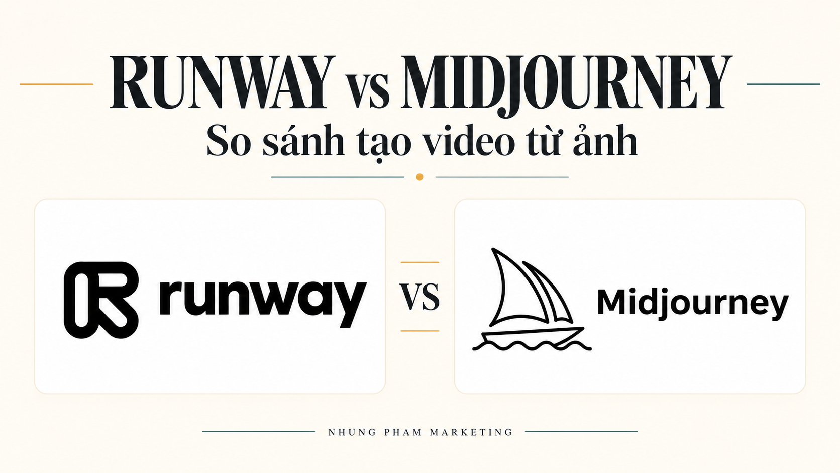 So sánh video Runway và Midjourney tạo từ cùng một ảnh tranh gouache